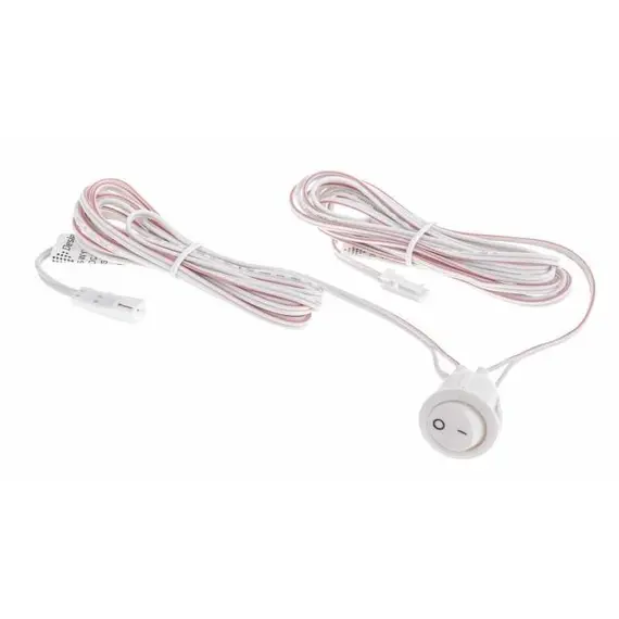 Врезной выключатель W11, белый, провод 2 х 2м арт.OKS-WYL-W11-BI-01W