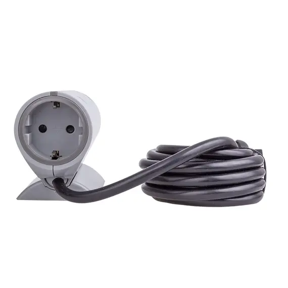 Удлинитель SOFA BOX 1xSchuco(розетка) 2xUSB, провод 2,85 м арт.SOFABOX-1G2U-DE-SZ-01 - 2