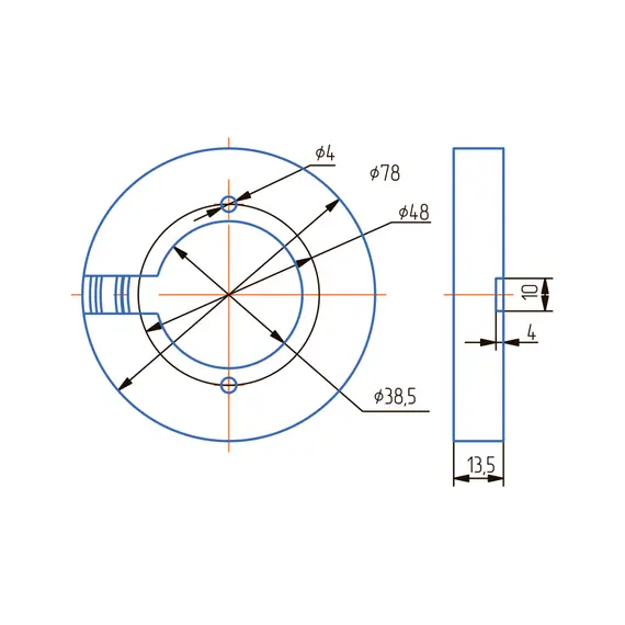 Светильник накладной CRUS - 1