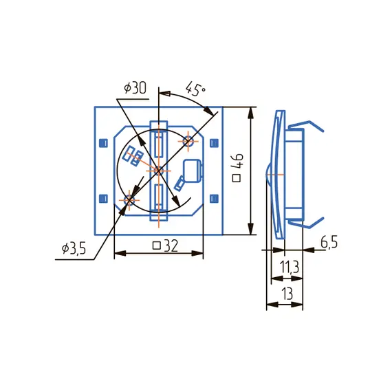 Светильник накладной SUNRISE - 1