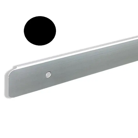 Планка торцевая 38/R8/черн арт.ПТ 38/R8/черн