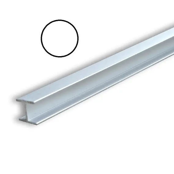 Планка МЩ соединительная 6мм, белая арт.ПМЩС6б