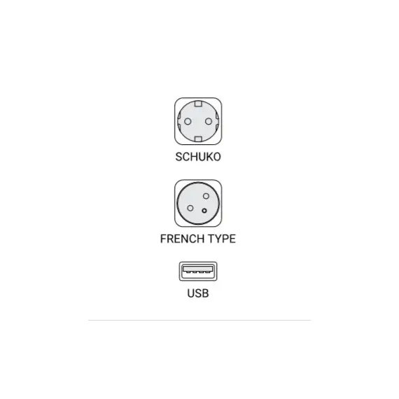 Удлинитель LIFT BOX 3xFrench(розетка) 2xUSB, серый, провод 1,8 м арт.LIFTBOX-STD-3FR-U-WG - 1