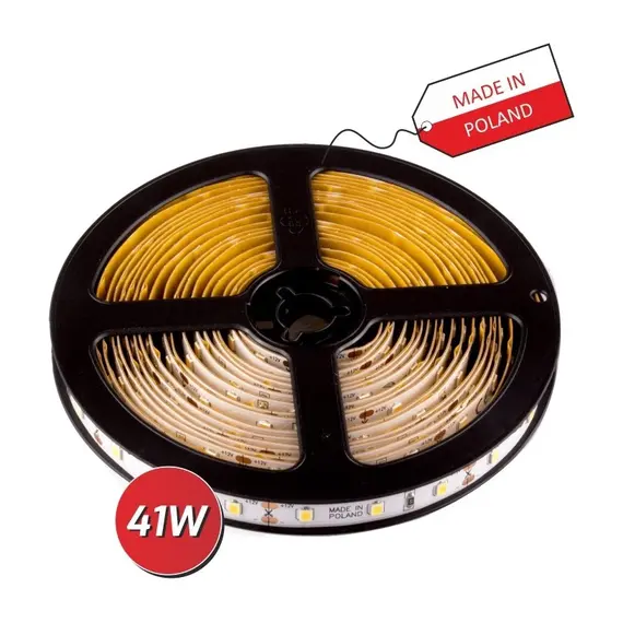 LED лента PREMIUM 300 LED SAMSUNG 2835 IP20 8 мм 4000К 41W/5m арт.R-2835-300-20-40K-S1