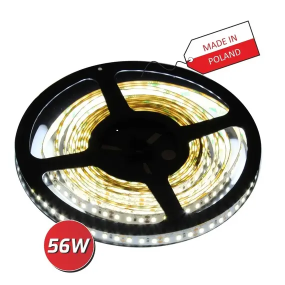 LED лента PREMIUM 600 LED SAMSUNG 2835 IP20 8 мм 6000К 56W/5m арт.R-2835-600-20-60K-S1