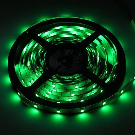 LED лента PREMIUM 300 LED 2835 IP20 8 мм зеленая 30W/5m арт.R-2835-300-20-ZI-01