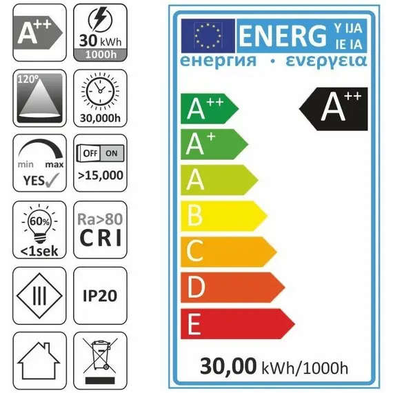 LED лента PREMIUM 300 LED 2835 IP20  8 мм 6000К 30W/5m арт.R-2835-300-20-60K-03 - 2