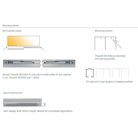 Демпфер для раздвижных систем нижнего привода арт.973-9060-380-00 - 1