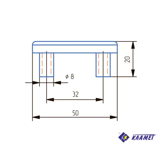 Подпятник H6 прозрачный - 1