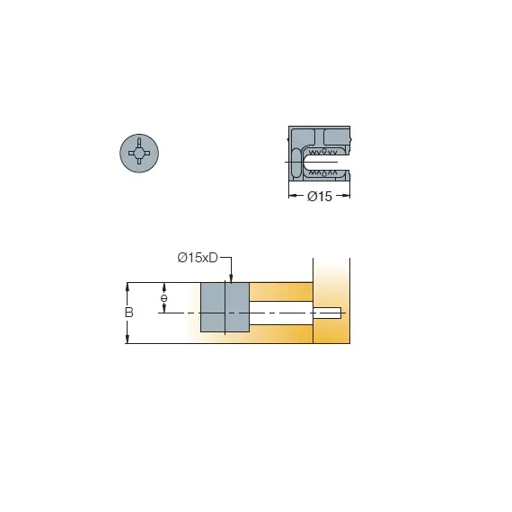 Эксцентрик мебельный CAM2000 арт.005678-885-300 - 1
