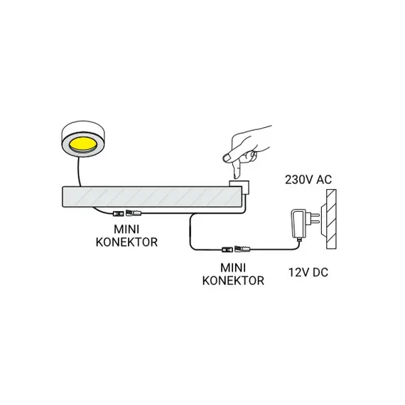 Выключатель SWITCH арт.WM-KAT-BI-MIN01 - 2