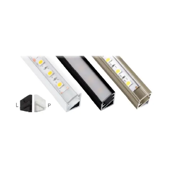 Профиль для LED ленты PROFIL TRI-LINE MINI 2 м белый, молочный рассеиватель арт.PROFIL-MN-3LM-ML-2B