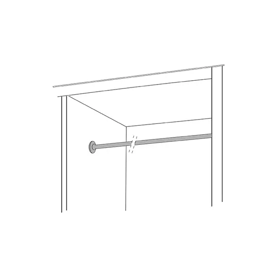 Профиль штанга для шкафа PROFIL RELING LED 2 м алюм, прозрачный рассеиватель арт.PROF-REL-TR-2W - 3