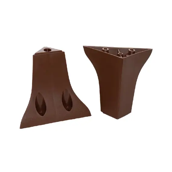 Опора мебельная Т-3, орех арт.ОМТ3(орех)