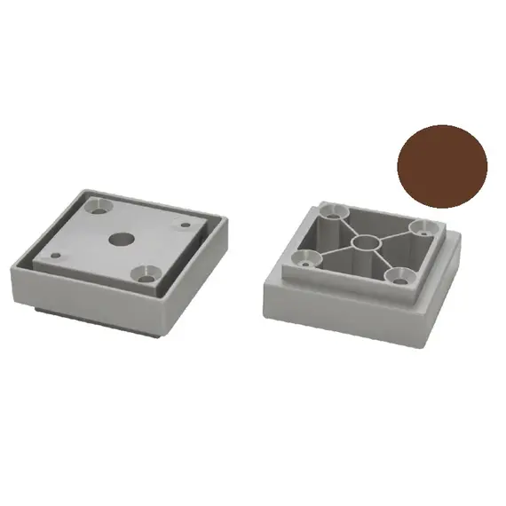 Опора 55х55 (ОСК20), матовая Н=20мм, венге арт.О55х55(венге)