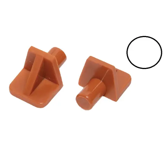 Полкодержатель пластмассовый, белый арт.ПДП(бел)