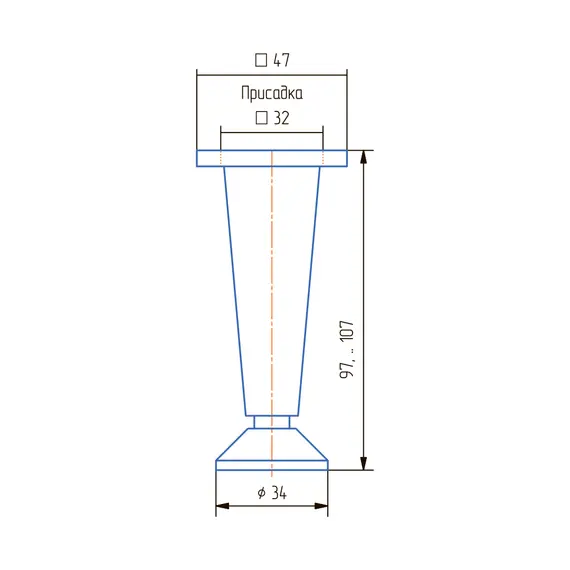 Опора регулируемая ОРС 02-К - 1