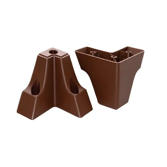 Опора мебельная Т-2, орех арт.ОМТ2(орех)