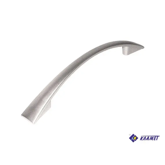 Мебельная ручка Кламет РС 28-96, скоба 134/14/23 мм, хром матовый.