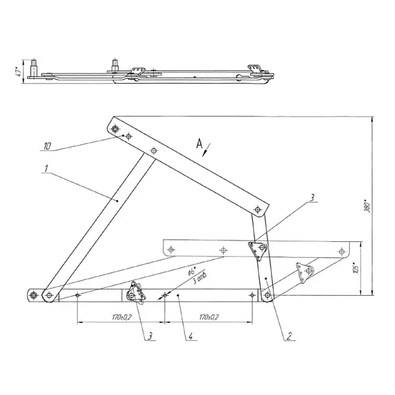 Механизм Мур-1 ПР (пружина) арт.ММур1ПР - 1
