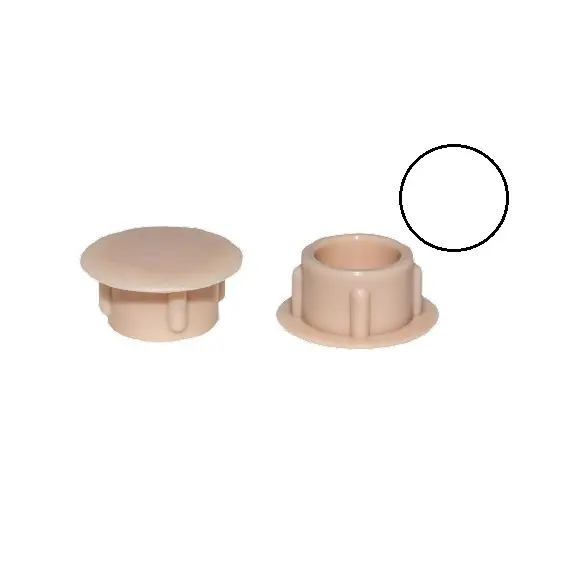 Заглушка D 10мм Белый арт.ЗГЛ10 бел