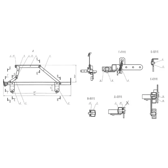 Механизм Дельфин Калипсо 4Х-М арт.МД Калипсо 4Х-М - 1