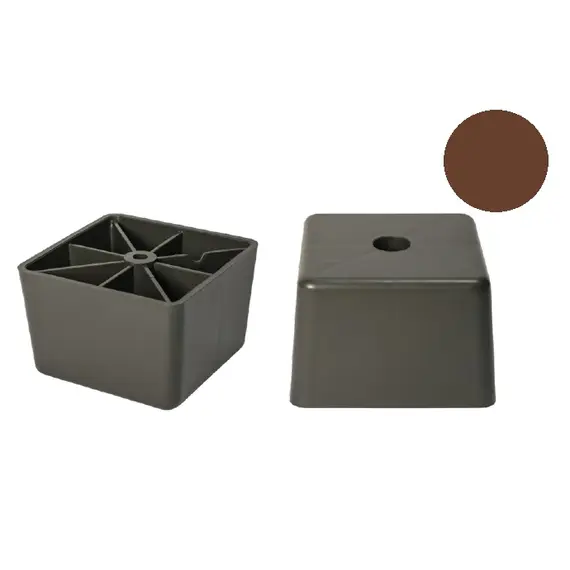 Опора мебельная Н-45, орех арт.ОМ45(орех)