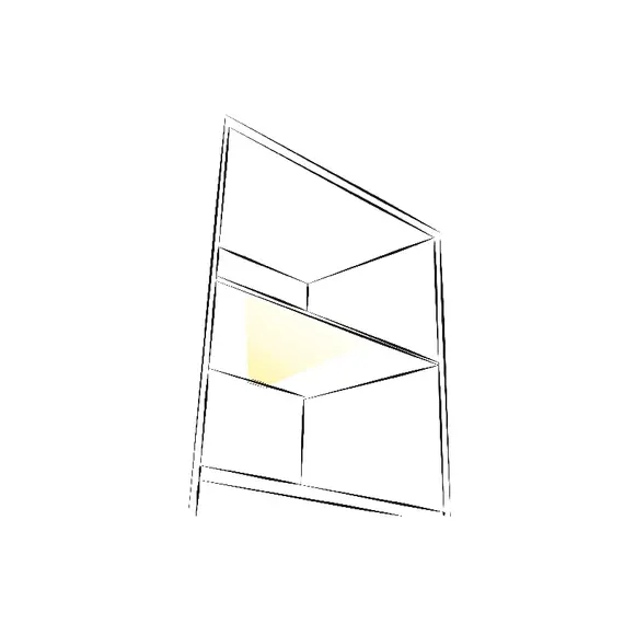 Светодиодный светильник Klips LED 0,25 W/12VDC пластиковый 6000К с 2метровым проводом и миниконнек арт.KLIPS-TR-BZ - 3