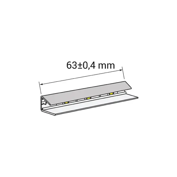 Светодиодный светильник Klips LED 0,25 W/12VDC пластиковый 6000К с 2метровым проводом и миниконнек арт.KLIPS-TR-BZ - 5