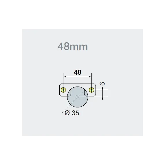 Петля мебельная Titus S-Type i3 угловая (45гр) 110/48/18 мм. арт.242-0H17-650-00 - 6
