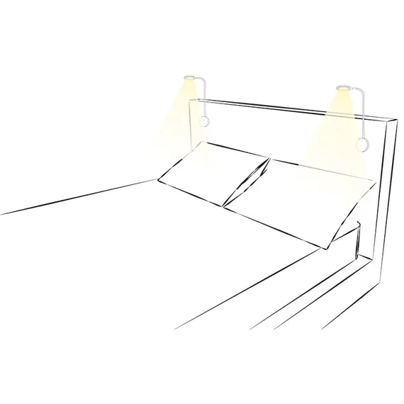 Светильник LED MODUS TOUCH 2xUSB 2,1W 12VDC 3000К, провод 1,5 м, черный арт.MODUS-T-USB-CZ-30K-01 - 6