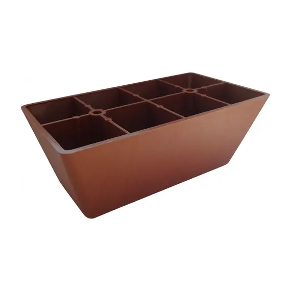 Опора стационарная прямоугольная ОСП 50 бежевая (Опора №2 – беленый дуб)