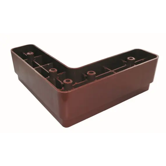 Опора мебельная угловая ОМБУ 40-15 венге (без молдинга)