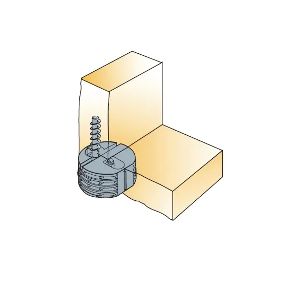 Эксцентрик SYSTEM 3 25х12 мм светло-серый арт.003118-882-001 - 2