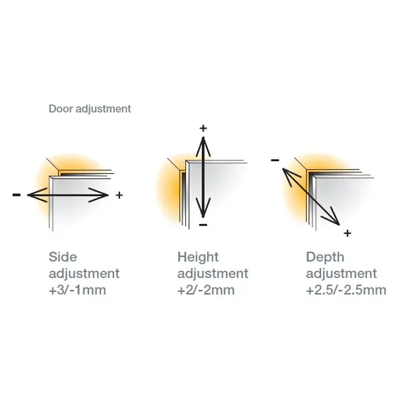 Петля мебельная Titus T-Type угловая 15 градусов 110/48/9 мм. Арт: 702-0D65-650-00 - 4