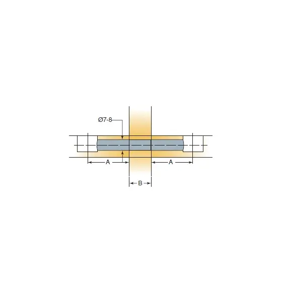 Дюбель двойной Titus System 5 длина 86 мм. Арт: 005772-883-300 - 2