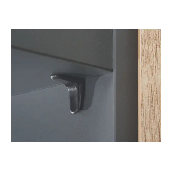 Полкодержатель TeraBlack 3 мм с фиксацией арт.001912-959-300 - 1