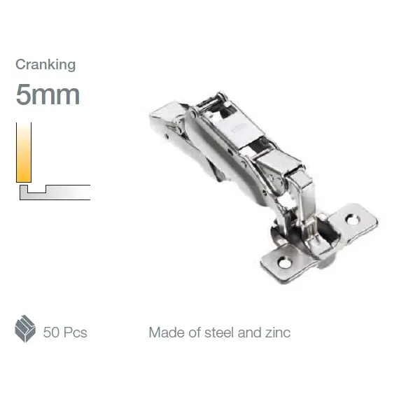 Петля мебельная Titus T-Type 90 градусов 170/45/5 мм с cистемой ускоренной сборки Easy-fix арт.702-0FK4-054-00 - 3