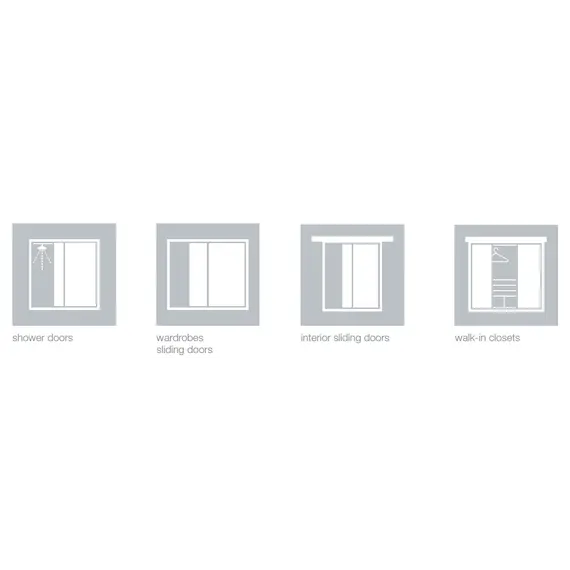 Доводчик Titus Slidix TE для раздвижных и душевых дверей 25 кг арт.975-9317-380-00 - 6