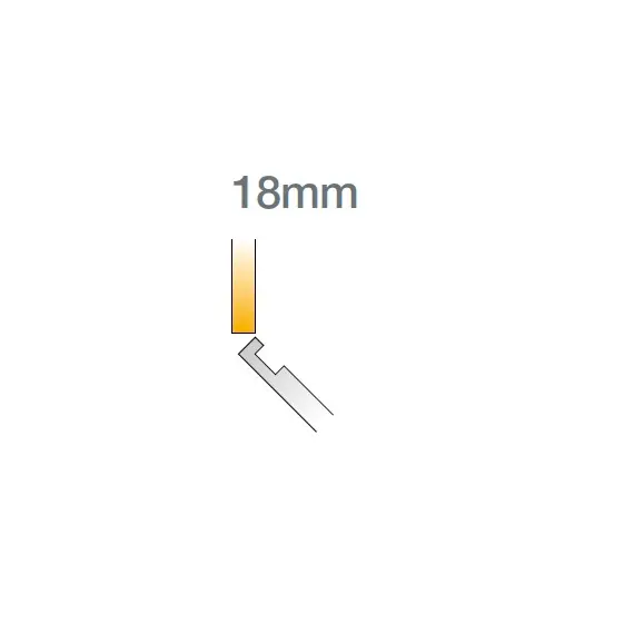 Петля B-type i3 с доводчиком Glissando угловая 45 110/45/18 мм арт.242-0H48-650-00 - 1
