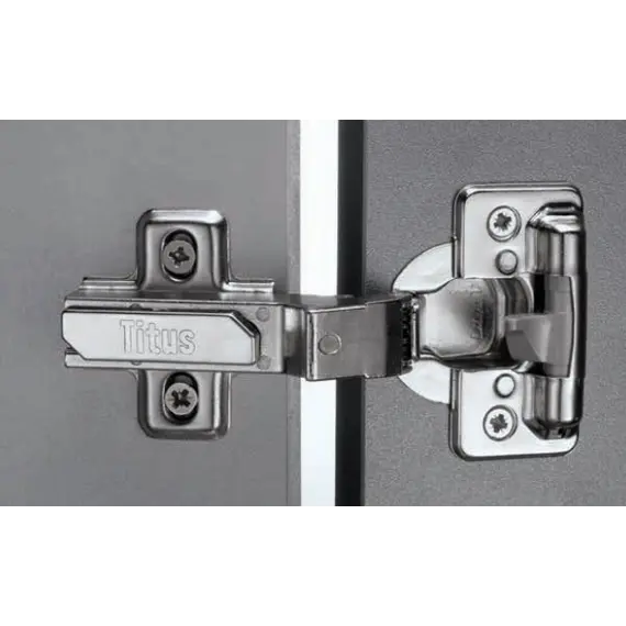 Петля мебельная Titus B-Type-i угловая 45 градусов 110/48/9 мм. Арт: 954-0148-650-00 - 3