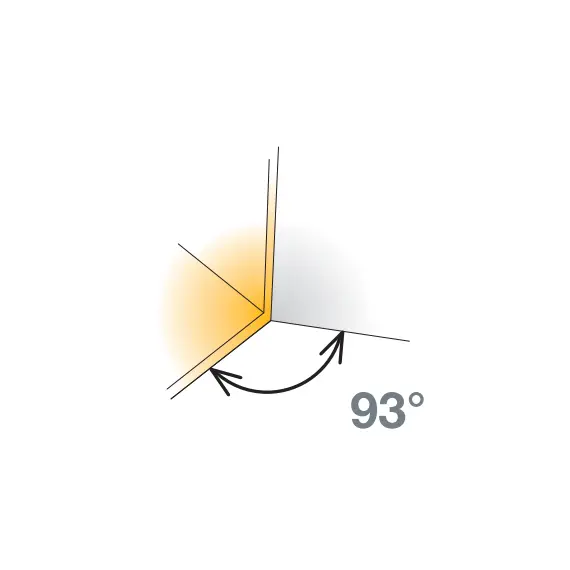 Петля мебельная Titus B-Type для толстых фасадов с прямым корпусрм 90 градусов 93/52/18 мм. Арт: 249-7303-050-TL - 1