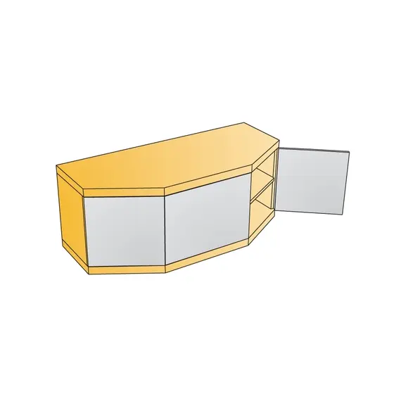 Петля мебельная Titus B-Type-i угловая 30 градусов 110/45/9 мм. Арт: 954-0153-650-00 - 6