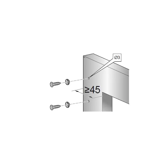 Набор крепежных винтов для алюм. рамок ФриСпейс арт.2722510007 - 1