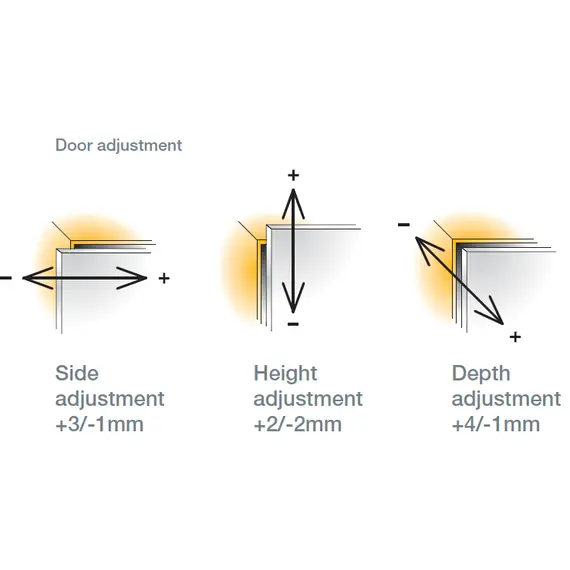 Петля 120/45/17 T-type Glissando с доводчиком установка без инструментов PressTo арт.701-0DT6-054 - 11