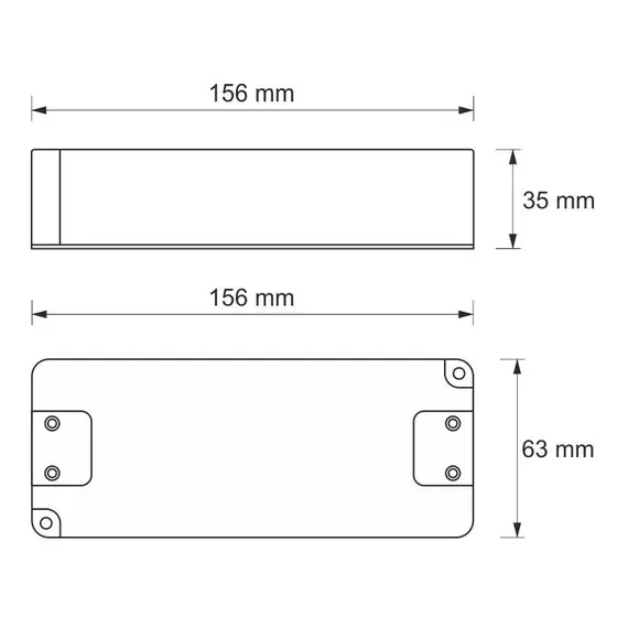 Блок питания LED STANDARD PLUS 80W 24VDC, без проводов арт.TRA-24-SP-80W-01 - 1