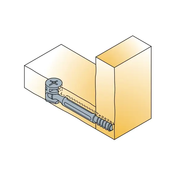 Эксцентрик мебельный Titus System 5 CAM 2000 для плиты 12 мм. Арт: 005575-885-300 - 1