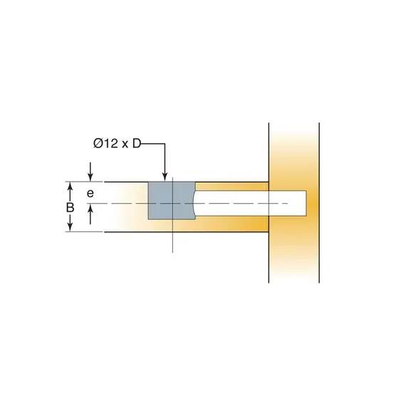 Эксцентрик мебельный Titus System 5 CAM 2000 для плиты 12 мм. Арт: 005575-885-300 - 2