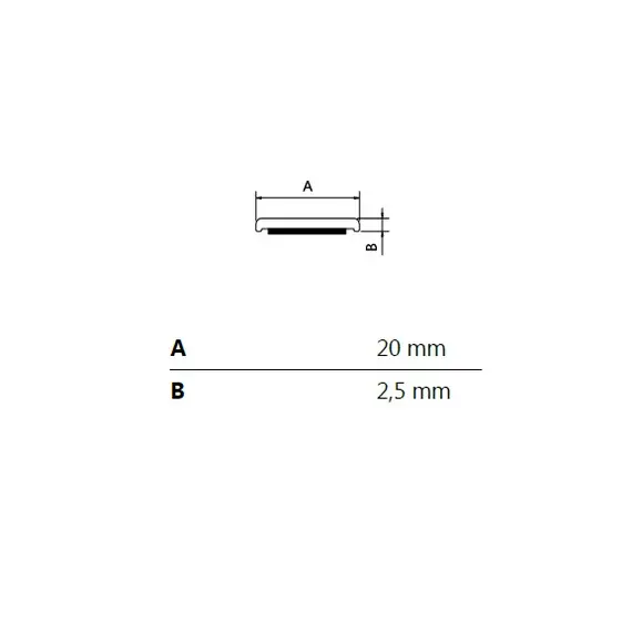 Профиль RE-FLK 2025 20 мм, 6м белый (23794) арт.O23794 - 1