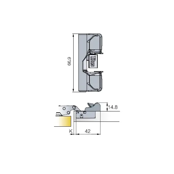 Комплект демпферов петли Glissando TL2 (2 шт) арт.951-0X94-050-00-K1 - 3